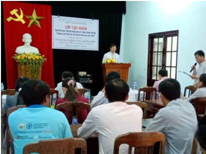 Trung tâm Khuyến nông: Tập huấn cho cán bộ nông nghiệp tỉnh Sê Koong - Lào